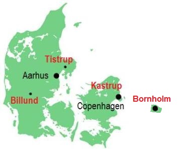 Denmark airports
