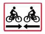 Denmark bicycle signs