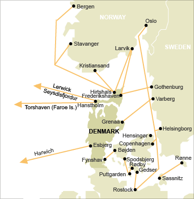 Denmark international ferries