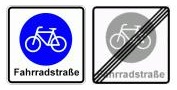 germany bike path sign