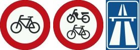 Netherlands cycling prohibited